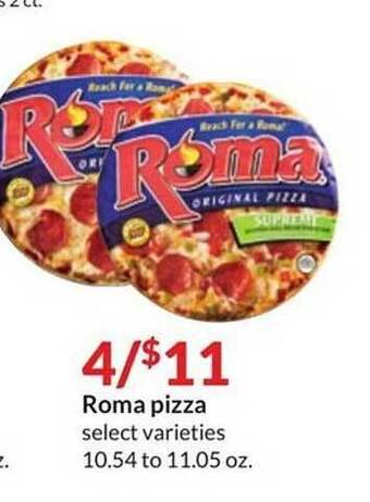 Hy-Vee Roma pizza offer
