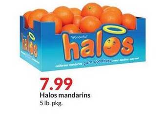 Hy-Vee Halos mandarins offer