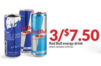 Hy-Vee Red bull energy drink offer