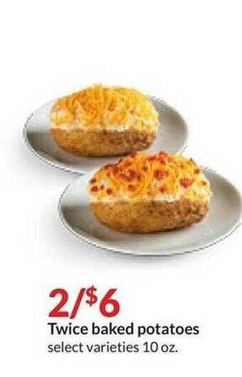 Hy-Vee Twice baked potatoes offer