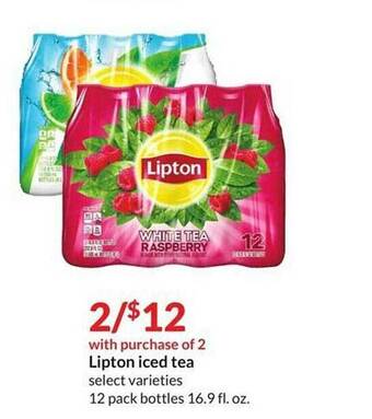Hy-Vee Lipton iced tea offer