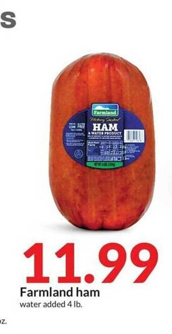 Hy-Vee Farmland ham offer