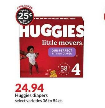 Hy-Vee Huggies diapers offer