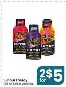 Jewel-Osco 5-hour energy offer
