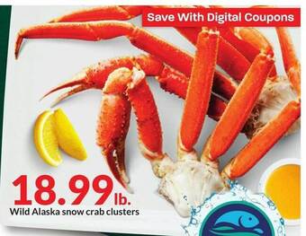 Hy-Vee Wild alaska snow crab clusters offer