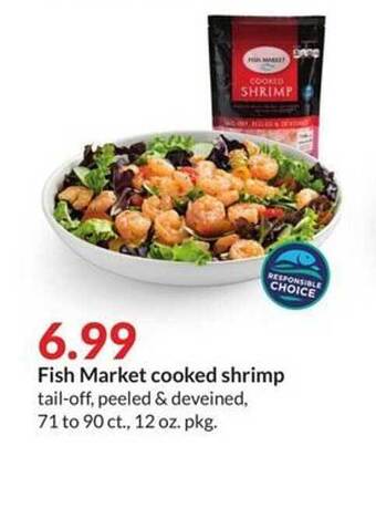 Hy-Vee Fish market cooked shrimp offer