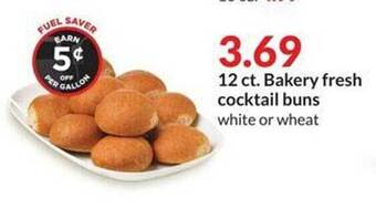 Hy-Vee Bakery fresh cocktail buns offer