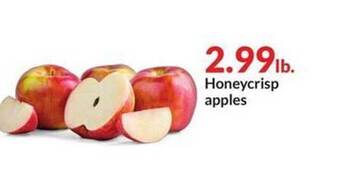 Hy-Vee Honeycrisp apples offer
