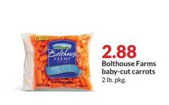 Hy-Vee Bolthouse farms baby-cut carrots offer