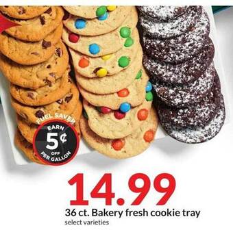 Hy-Vee Bakery fresh cookie tray offer