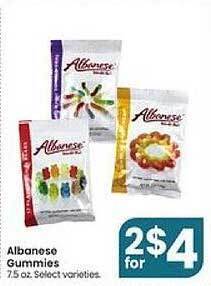 Jewel-Osco Albanese gummies offer