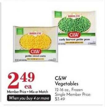 Pavilions C&w vegetables offer