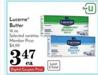 Pavilions Lucerne butter offer