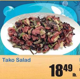 Times Supermarkets Tako salad offer