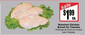 Rancho Markets Boneless chicken breast for tamales offer