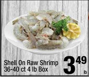 Super King Markets Shell on raw shrimp box offer