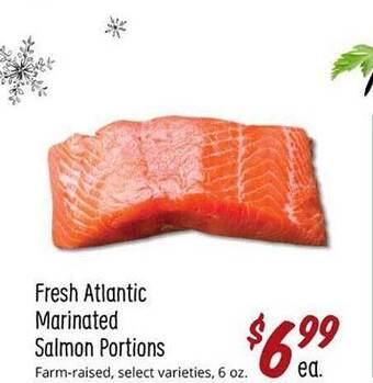 Sprouts Farmers Market Fresh atlantic marinated salmon portions offer