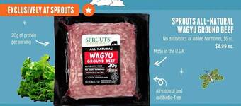 Sprouts Farmers Market Sprouts all-natural wagyu ground beef offer