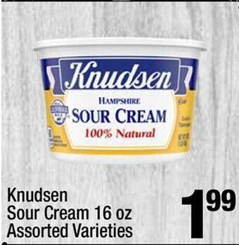 Super King Markets Knudsen sour cream offer