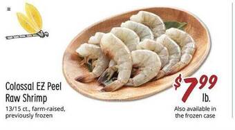 Sprouts Farmers Market Colossal ez peel raw shrimp offer