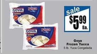 Rancho Markets Goya frozen yucca offer