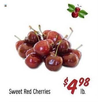 Sprouts Farmers Market Sweet red cherries offer