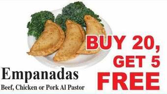 Baja Ranch Empanadas offer