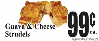 Baja Ranch Guava & cheese strudels offer