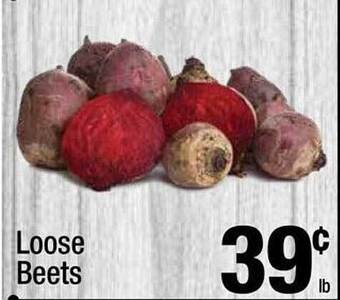 Super King Markets Loose beets offer