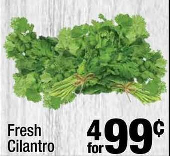 Super King Markets Fresh cilantro offer