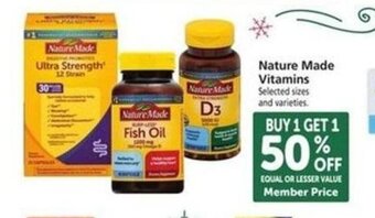 Safeway Nature Made Vitamins offer