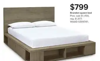 Macy's Brandon storage queen platform bed, created for macy's offer