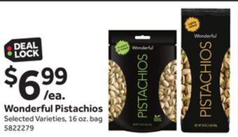 Stop&Shop Wonderful pistachios offer