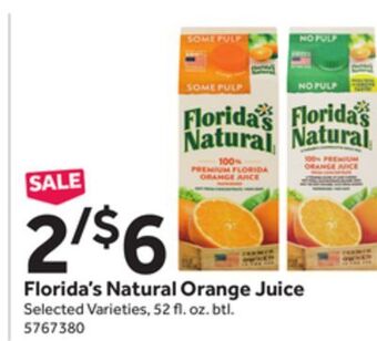Stop&Shop Florida's natural orange juice offer