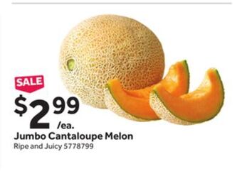 Stop&Shop Jumbo cantaloupe melon offer