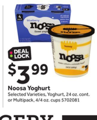 Stop&Shop Noosa yoghurt offer