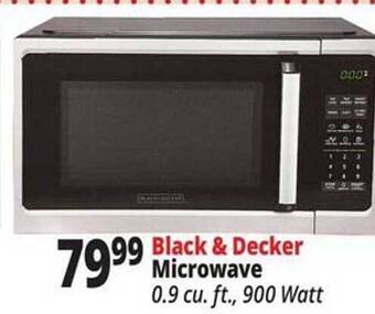 Ocean State Job Lot Black & decker microwave offer