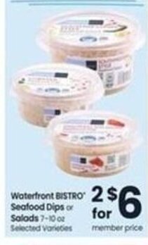 Safeway Waterfront Bistro Seafood Dips or Salads 7-10 oz. offer