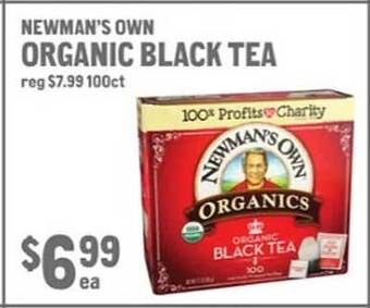New Seasons Market Newman's own organic black tea offer
