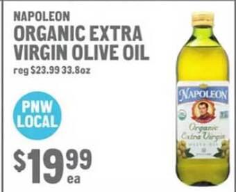 New Seasons Market Napoleon organic extra virgin olive oil offer