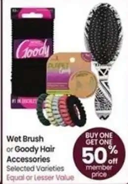 Safeway Wet Brush or Goody Hair Accessories offer