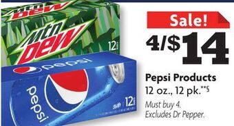 Family Dollar Pepsi products offer