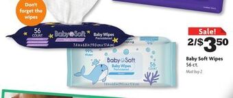 Family Dollar Baby soft wipes offer