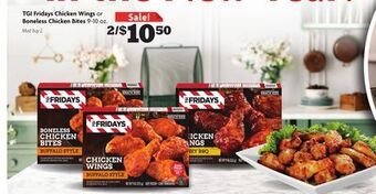 Family Dollar Tgi fridays chicken wings or boneless chicken bites offer