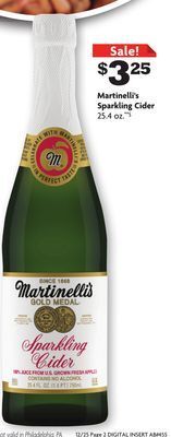 Family Dollar Martinelli's sparkling cider offer