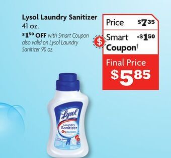 Family Dollar Lysol laundry sanitizer offer