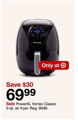 Target Powerxl vortex classic 5-qt. air fryer offer