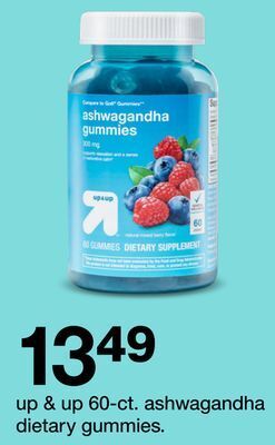 Target Up & up 60-ct. ashwagandha dietary gummies offer