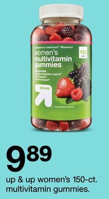 Target Up & up women's 150-ct. multivitamin gummies offer