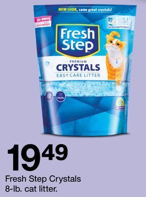 Target Fresh step crystals 8-lb. cat litter offer